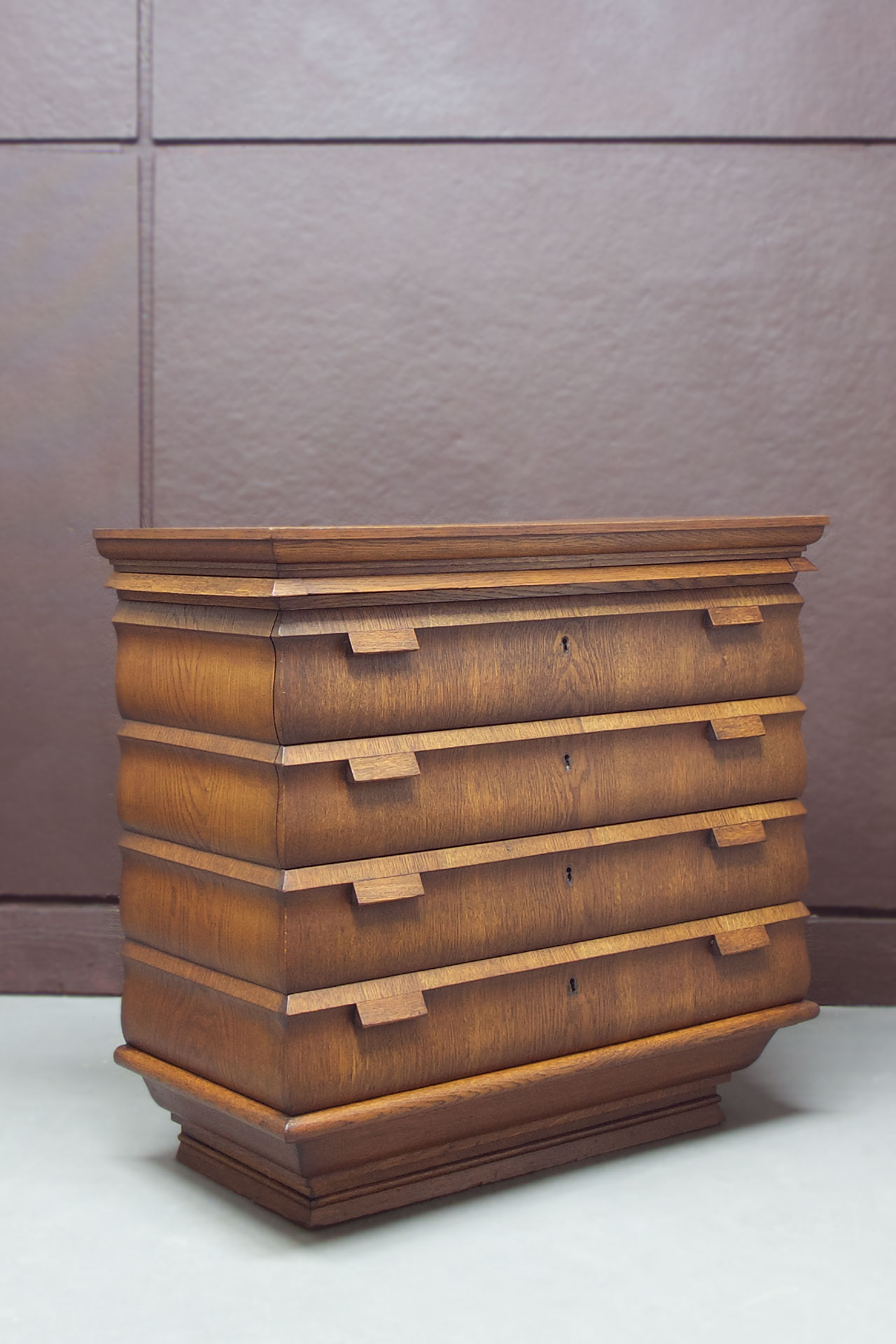 An expressionist rococo chest of drawers